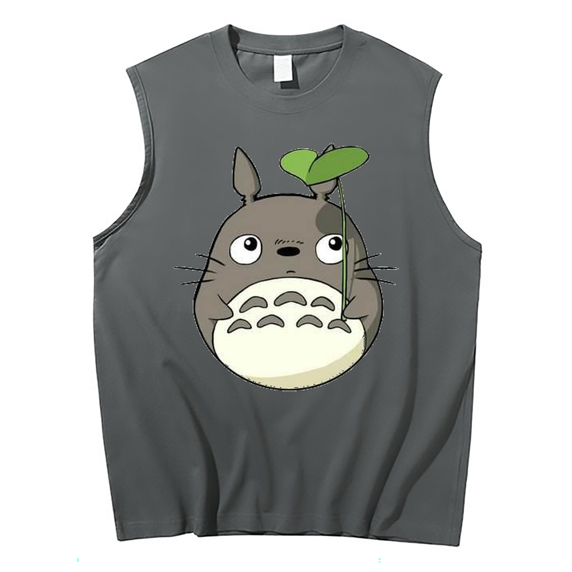 （画像用） となりのトトロ 草壁メイ 草壁サツキ My Neighbor Totoro Satsuki Kusakabe Mei Kusakabe コットン100％タンクトップ（フロントプリント）